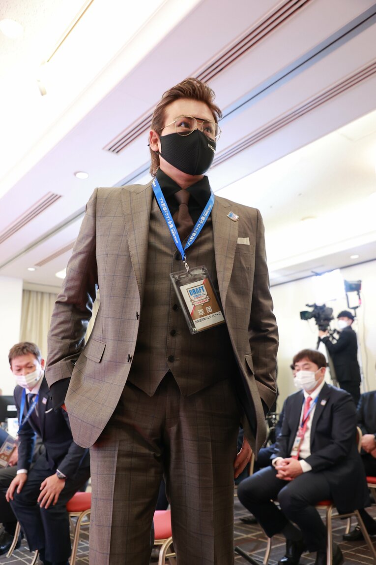 2022年ドラフト会議／日本ハム・新庄剛志監督　©︎JMPA