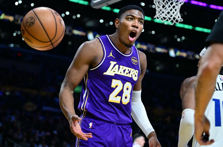 2月8日に28歳になった八村塁。トレードの噂もあったが、レイカーズ残留となった ／ photograph by Wally Skalij/Getty Images