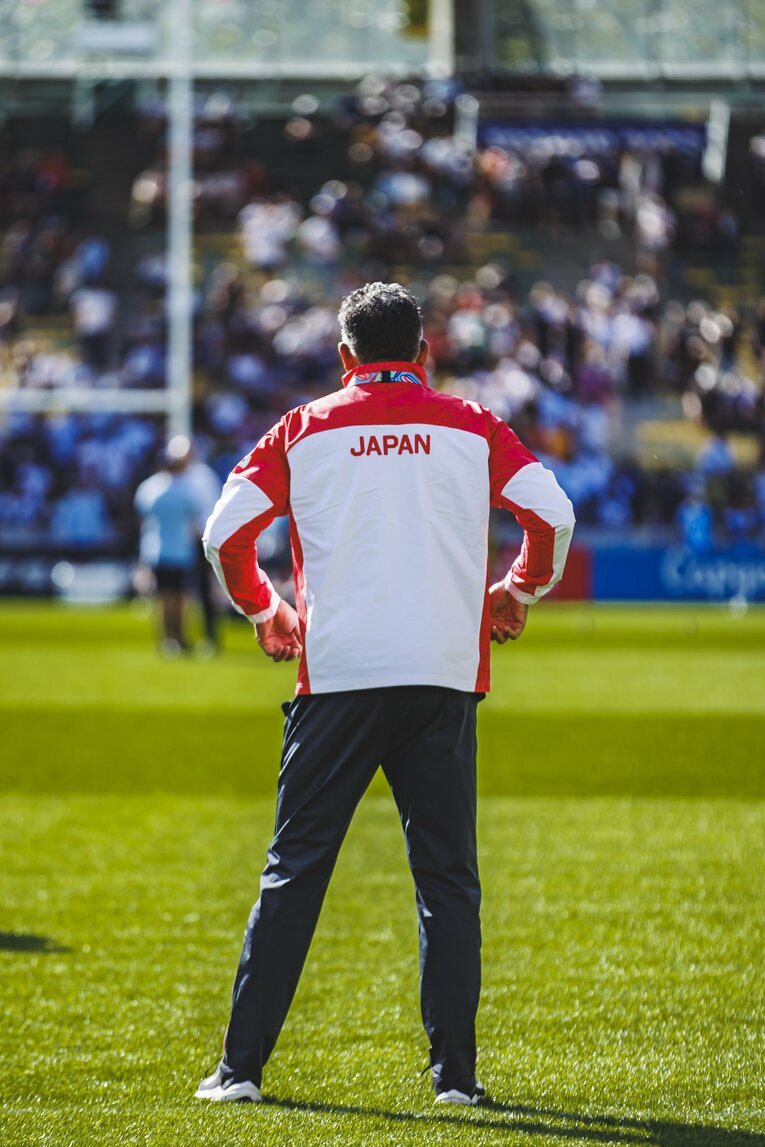 ジェイミー・ジョセフHC（2023年ラグビーW杯アルゼンチン戦）　©︎Kiichi Matsumoto