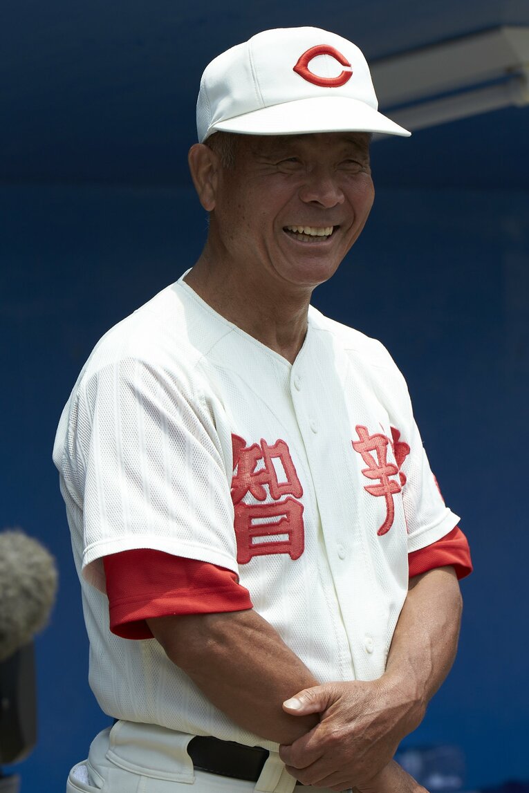 高嶋仁前智弁和歌山監督。監督として春・夏の甲子園通算勝利数は68勝で歴代最多　©︎Tadashi Shirasawa