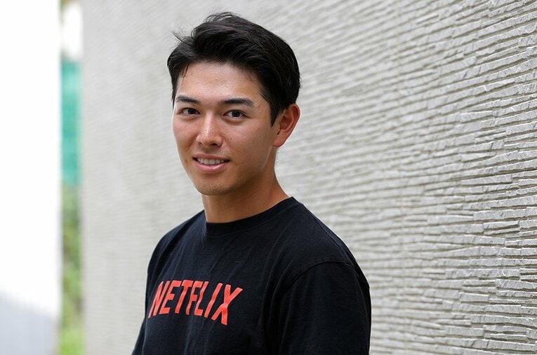 清原和博の長男で、現在は慶應大4年の正吾。NumberWebのロングインタビューに応じた（中編） ／ photograph by Shigeki Yamamoto