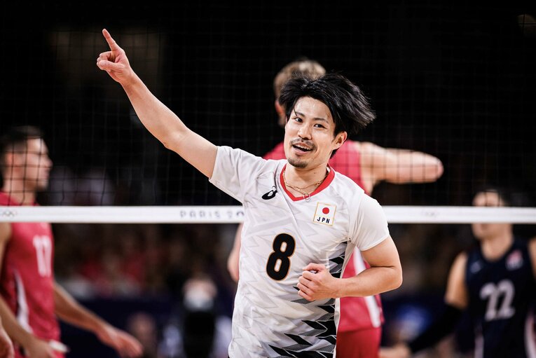 パリ五輪予選ラウンドvsアメリカ　©︎Volleyball World