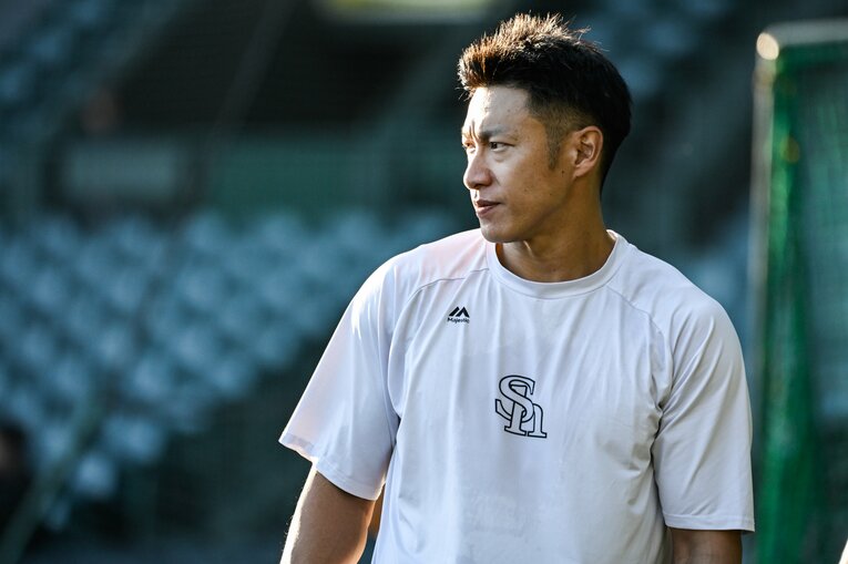 「ギータ」ことソフトバンク柳田悠岐37歳 ©Nanae Suzuki