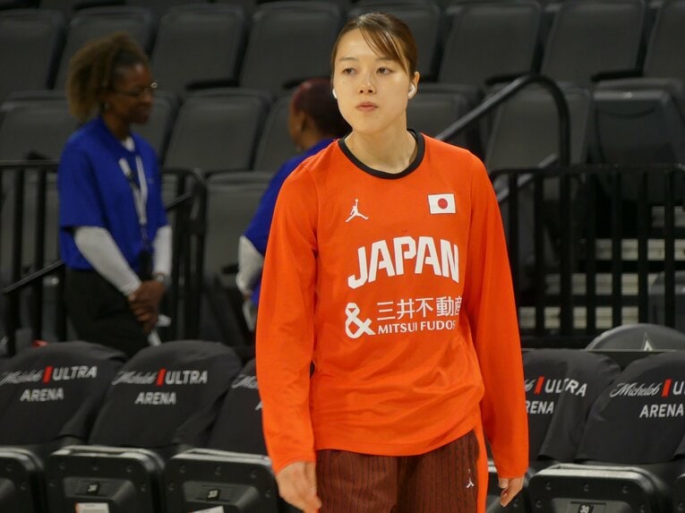 バスケットボール女子日本代表・山本麻衣（筆者撮影）