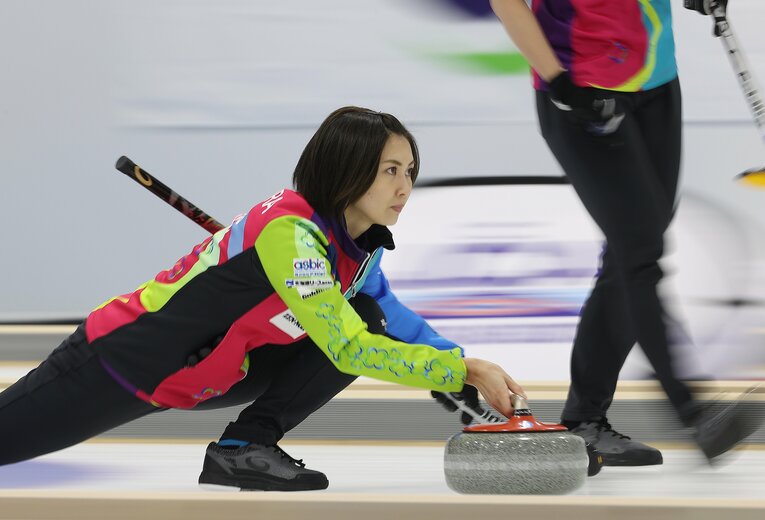 代表決定戦の吉村　©JIJI PRESS