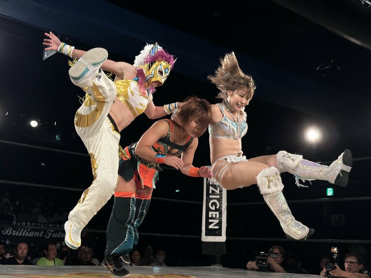 マリーゴールドの女子プロレスラー・桜井麻衣　©Norihiro Hashimoto