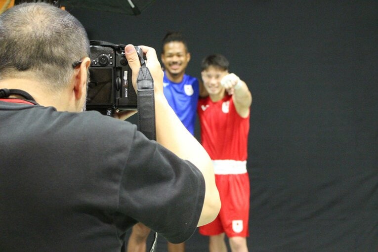 パリ五輪に出場する岡澤セオンと原田周大　©Number Web