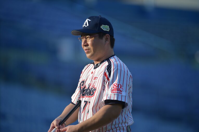 監督としてヤクルトを14年ぶりの日本シリーズ進出に導いた真中満　©Hideki Sugiyama