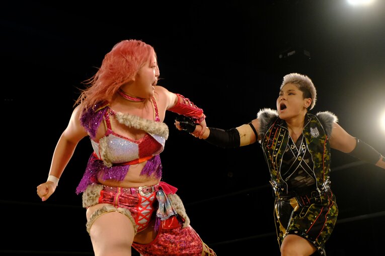 マリーゴールドの人気女子レスラー・後藤智香　©Norihiro Hashimoto