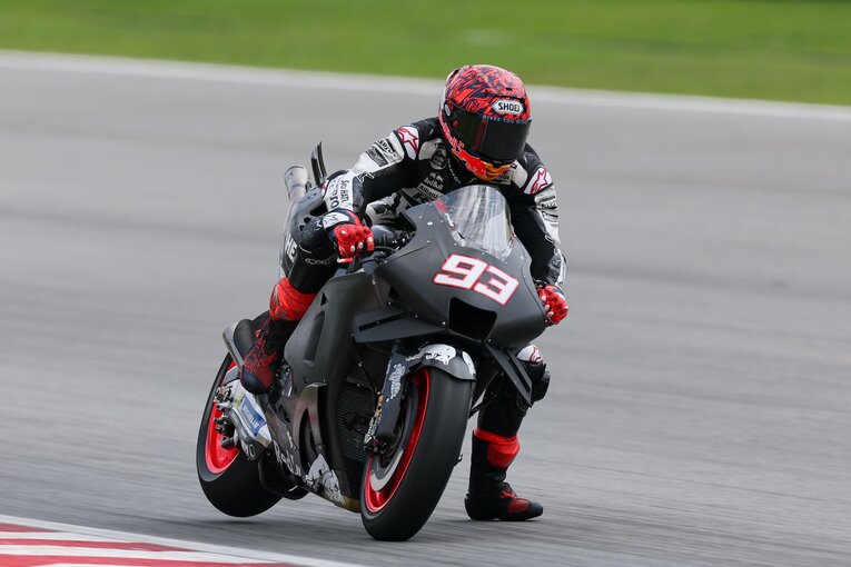 3日間のテストでは、なかなかペースが上がらなかったマルケス　©Satoshi Endo