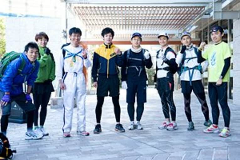 午前中の練習に参加したのは8名。僕だけザックなしで走りました