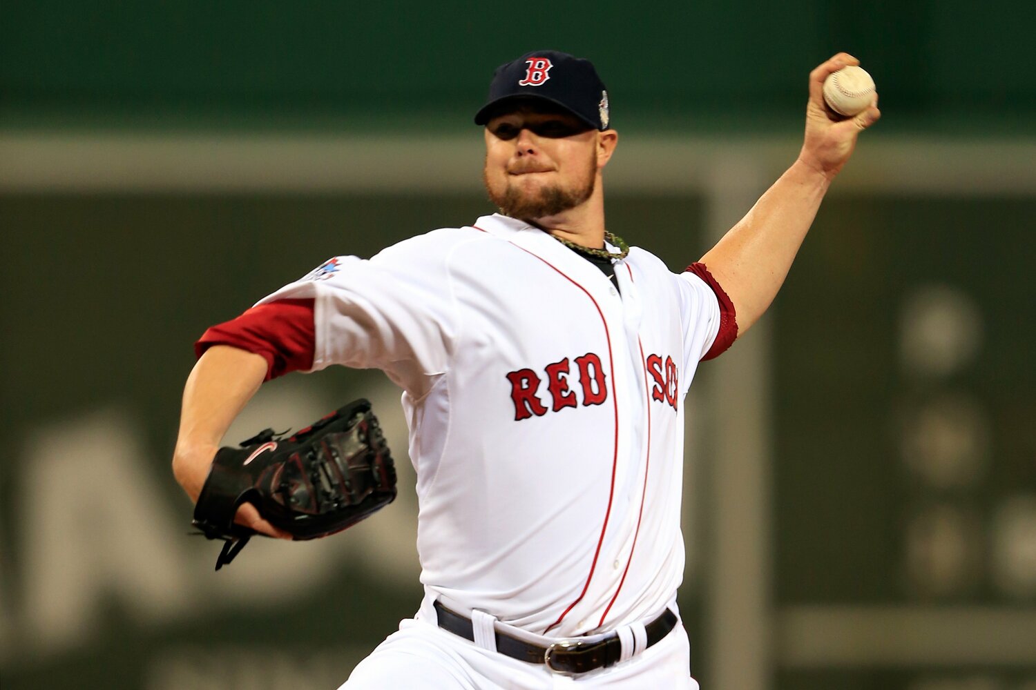 2013年のワールドシリーズで登板するジョン・レスター　©Getty Images