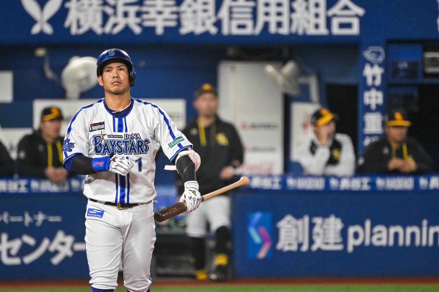 DeNAが先制点をとるために重要なポイントになる1番の桑原将志　©︎Nanae Suzuki