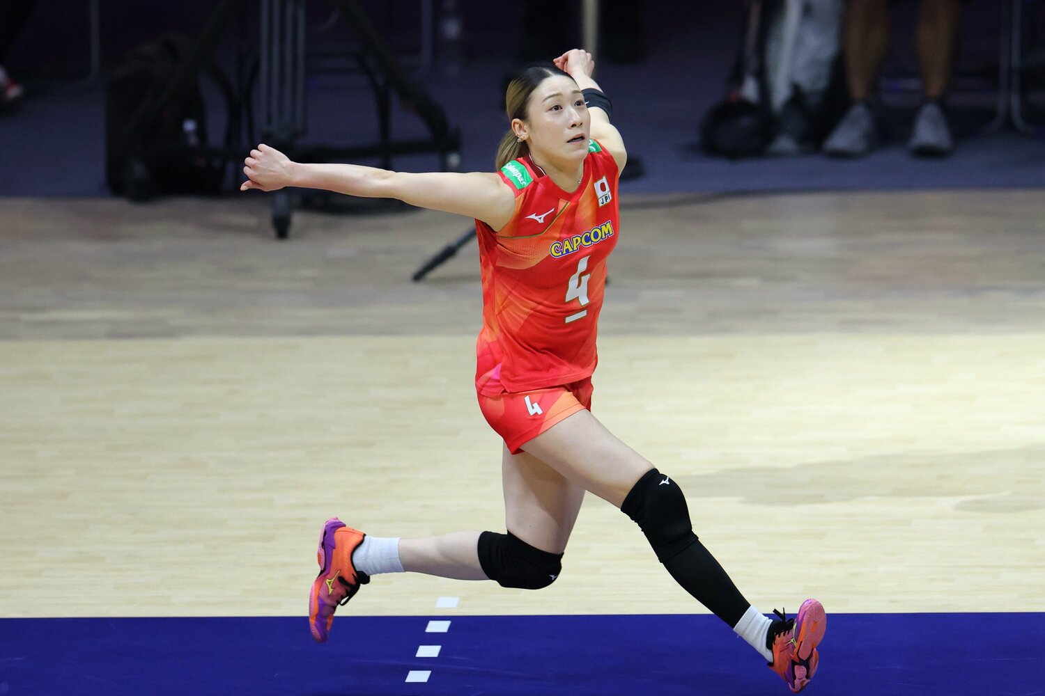大会序盤は調子を落としていた石川真佑 ©︎JVA/AFLO SPORT