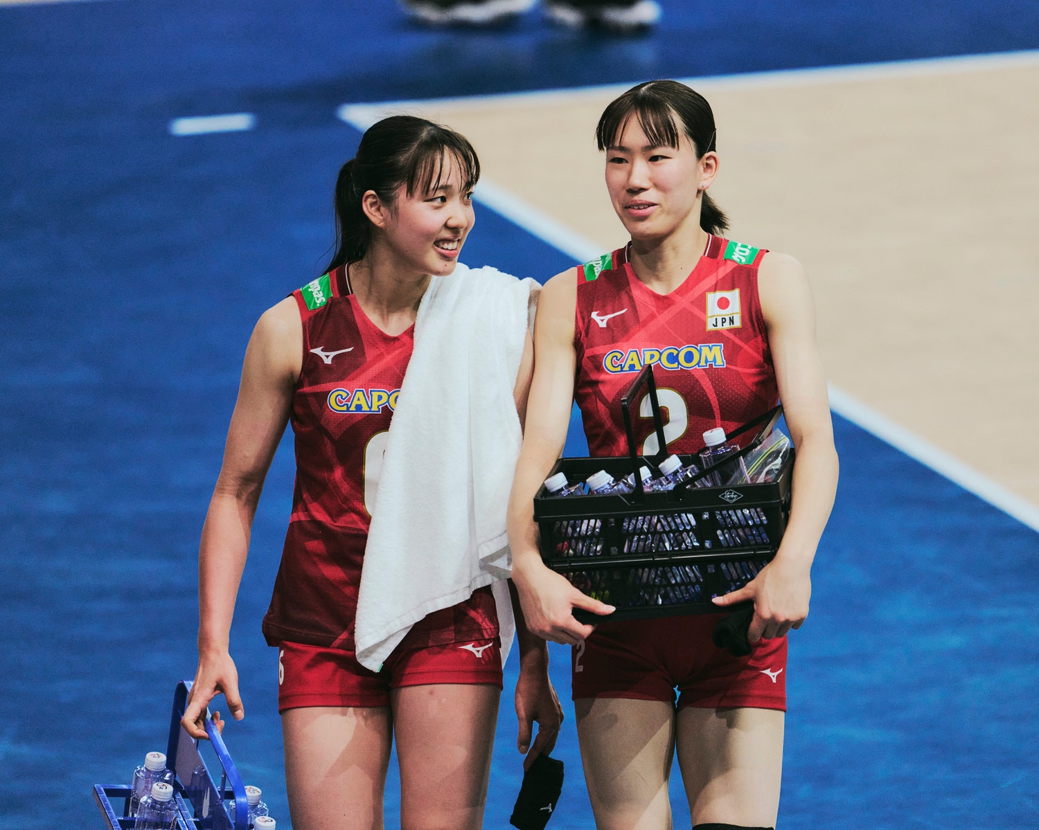 同い年の林琴奈のことを慮ったセッター関菜々巳（2024年ネーションズリーグ）©︎Yuki Suenaga