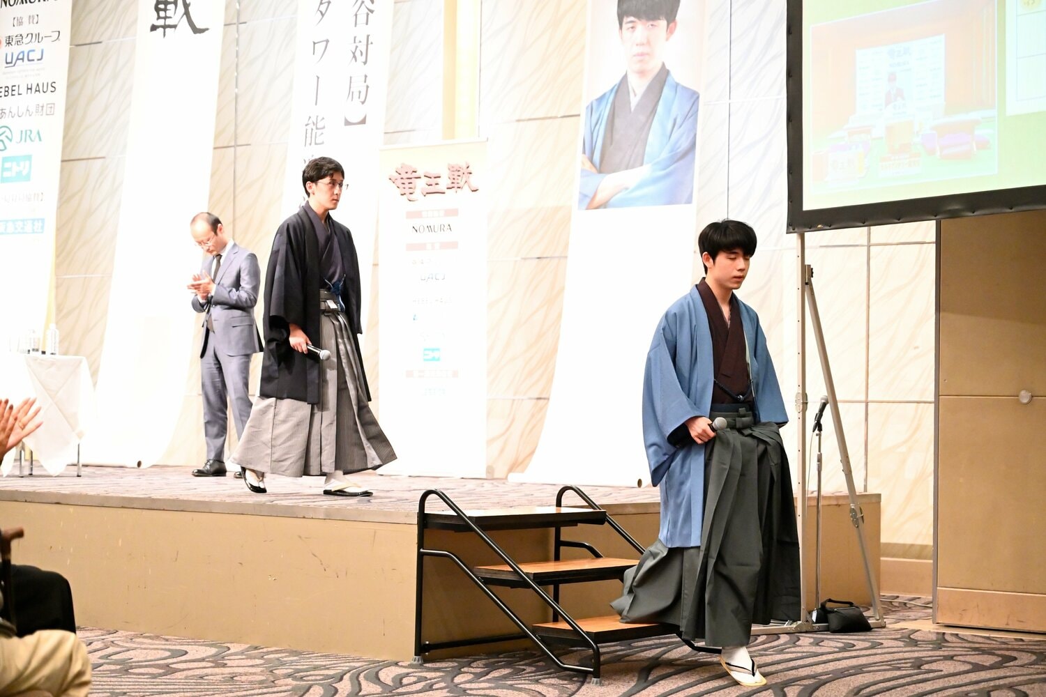 2023年の竜王戦第1局後　©Keiji Ishikawa