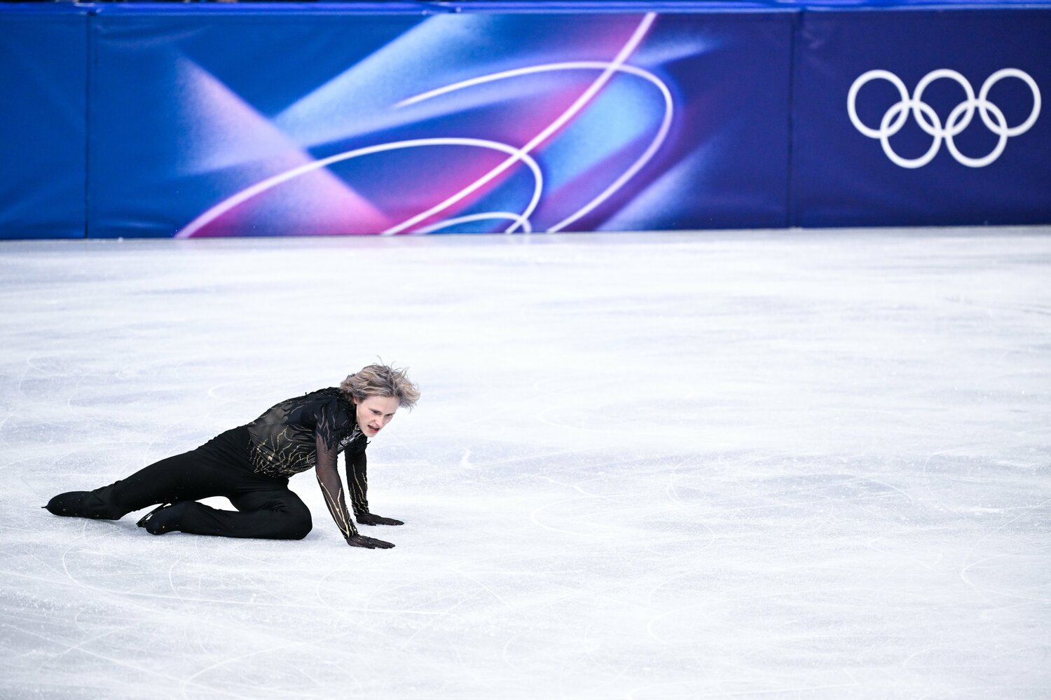 誰も予想しなかったマリニンのミスに、会場からは悲鳴もあがった　©Asami Enomoto／JMPA