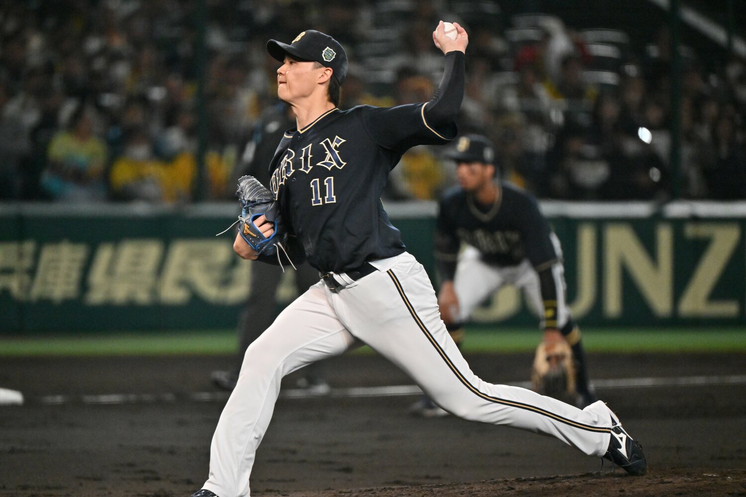 昨季までオリックス、今季から日本ハムの山﨑福。交流戦では打撃にも注目が集まる　©Hideki Sugiyama