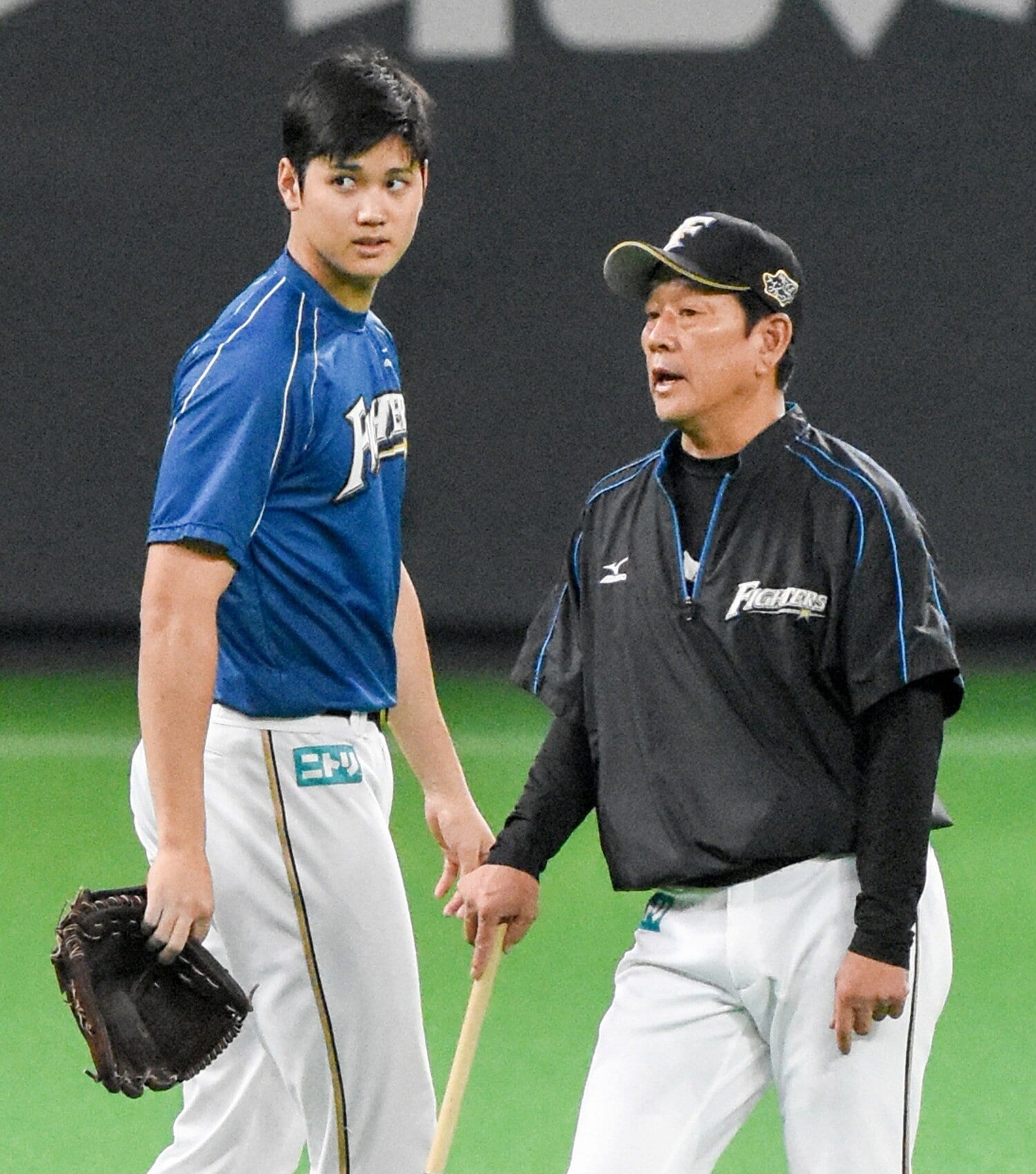 2016年シーズンの大谷翔平と栗山英樹監督