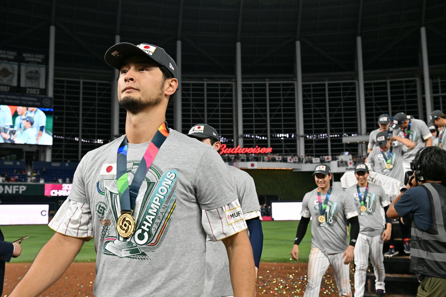 最年長で参加したWBCではチームの精神的支柱に　©︎Naoya Sanuki