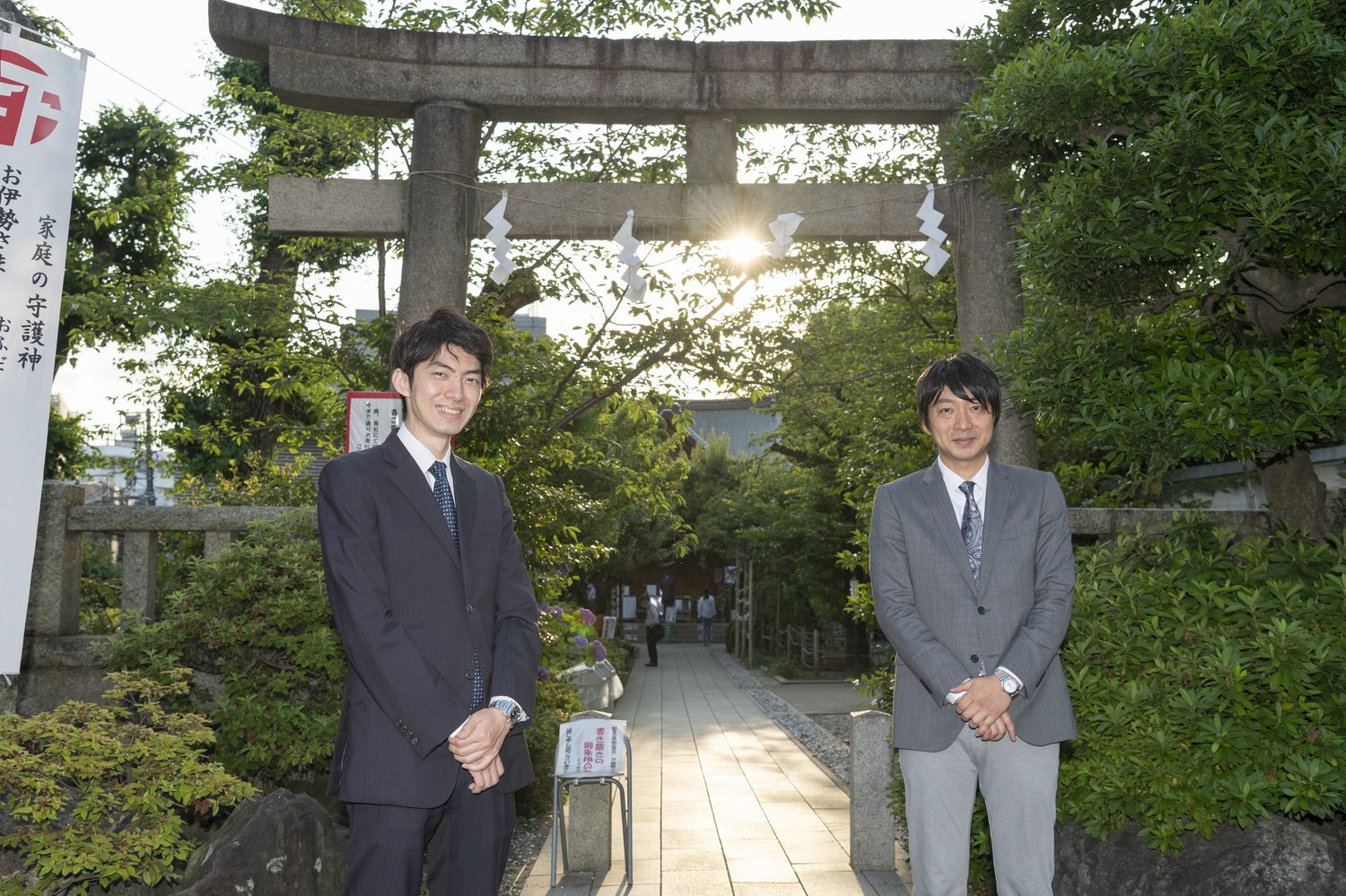 中村太地七段と佐藤紳哉七段©Tomosuke Imai