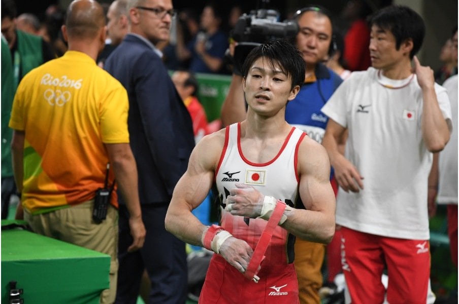 リオ五輪男子体操総合で五輪連覇を成し遂げた内村©Asami Enomoto/JMPA