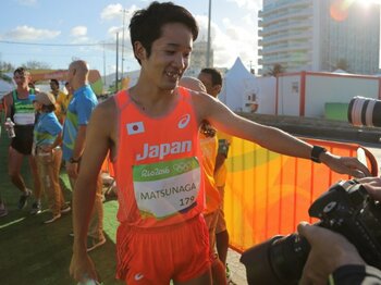 日本競歩、初入賞は悔しさと共に。松永大介が4年後のメダルを宣言。＜Number Web＞ photograph by JMPA
