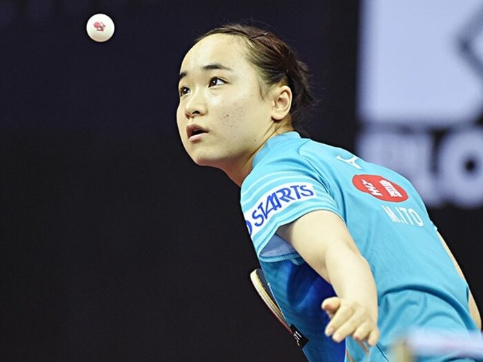 伊藤美誠「人生がかかっている」東京五輪のシングルス2枠の行方は？＜Number Web＞ photograph by Itaru Chiba／AFLO