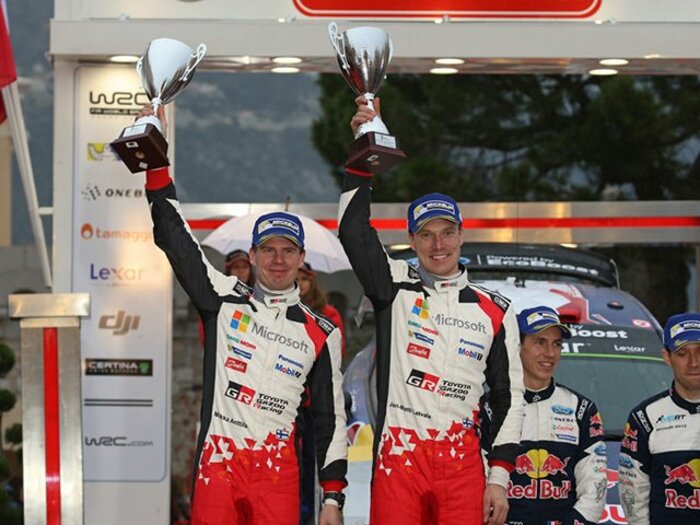 ベテランの円熟味、ラトバラが2位。WRC復帰戦で見せたトヨタの底力。＜Number Web＞ photograph by Keisuke Koga