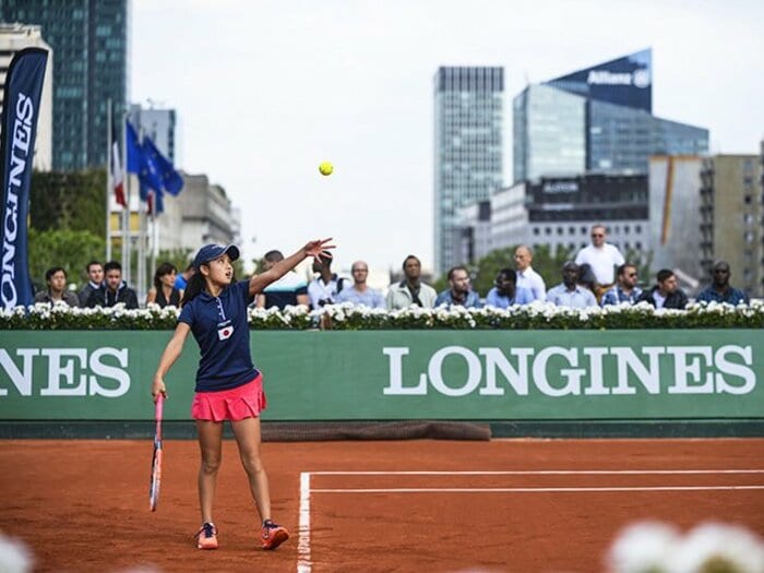 ロンジンが見通したテニスの未来――。フューチャーテニスエース大会詳報。～加藤智子が準決勝まで進む快挙！～＜Number Web＞ photograph by LONGINES