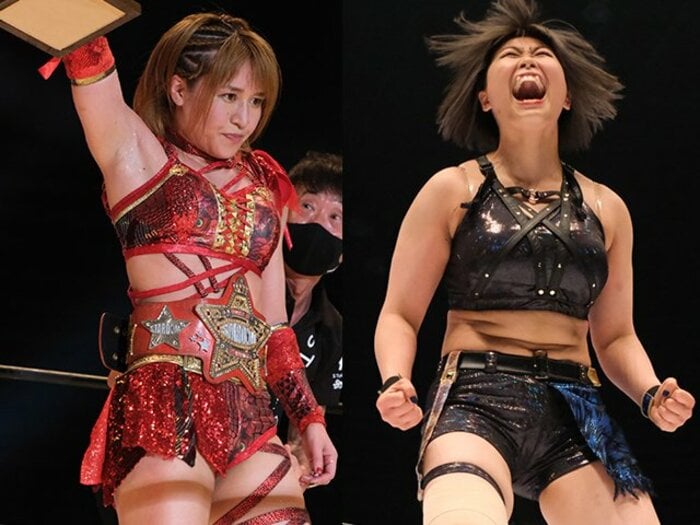 スターダム新勢力God's Eye、無敗の原動力とは？ 下剋上でトーナメント優勝のMIRAIに朱里が語った期待「少しの変化で大きく伸びる」＜Number Web＞ photograph by Norihiro Hashimoto