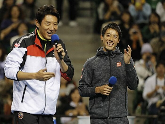 最近、錦織圭が明るくなってきた!?「ケガをして良かったと思う部分も」＜Number Web＞ photograph by Kyodo News