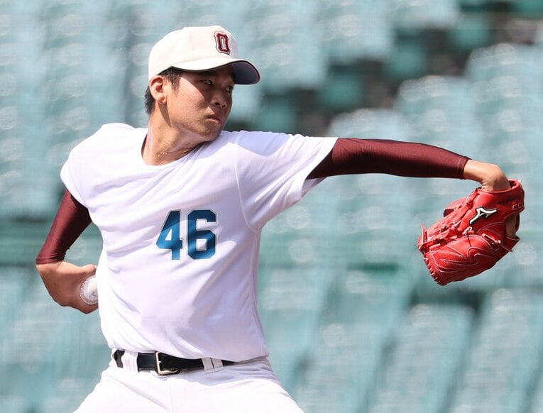 山下舜平大／福岡大大濠 ／ photograph by JIJI PRESS