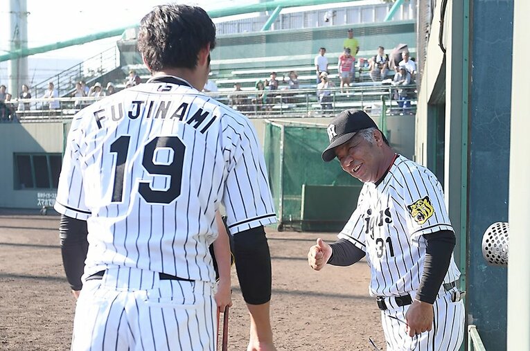 二軍監督時代から藤浪晋太郎に大きな期待を寄せ続けているという掛布氏（2017年撮影） ／ photograph by Sankei Shimbun