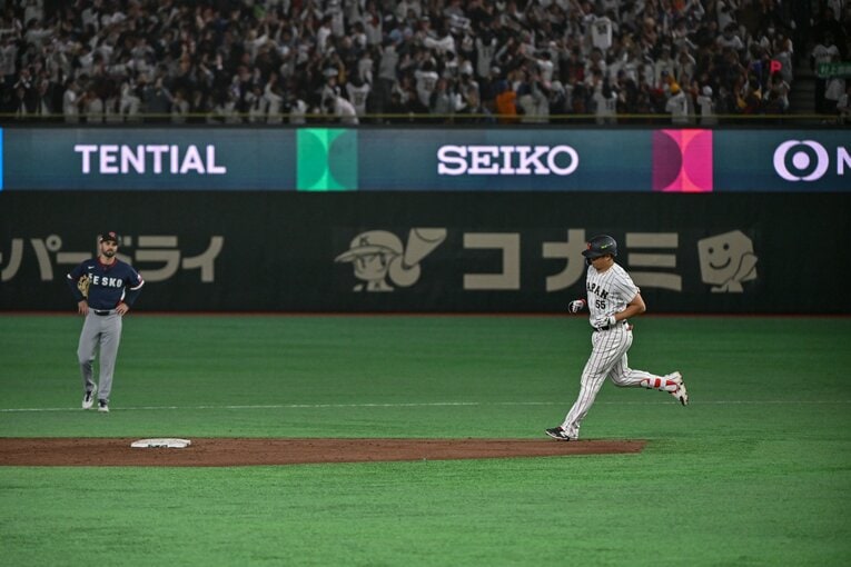 チェコ戦8回、満塁ホームラン【完全版】　©Nanae Suzuki