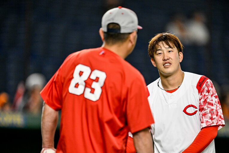 【気づけばカープ主力に…最新】2025年の小園　©Nanae Suzuki