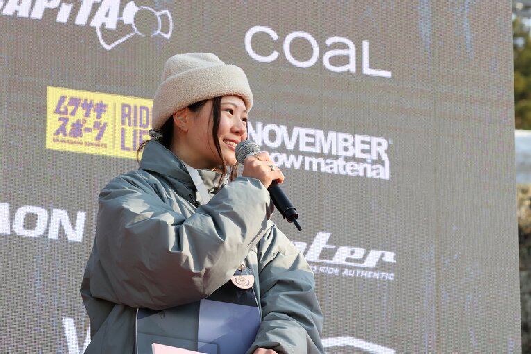 女子の部3位の冨田るき　 