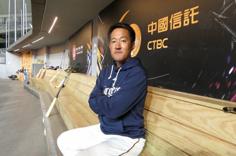 台湾プロ野球・中信兄弟で監督を務める平野恵一 ／ photograph by Kotaro Tajiri