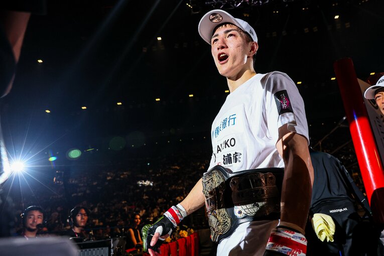 『RIZIN.48』でバンタム級王者に輝いた井上直樹（27歳）　©RIZIN FF Susumu Nagao