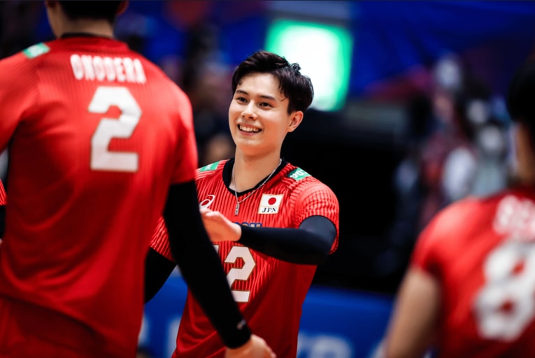 2023年ネーションズリーグ イラン戦　©︎FIVB