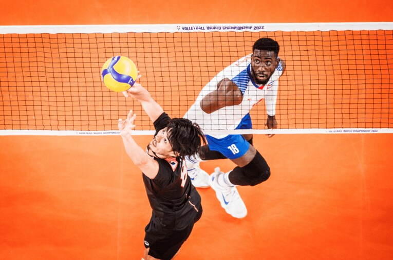 世界選手権でも存在感を発揮した関田　©︎FIVB