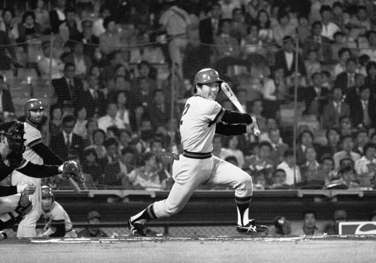 現役時代の苑田　©JIJI PRESS