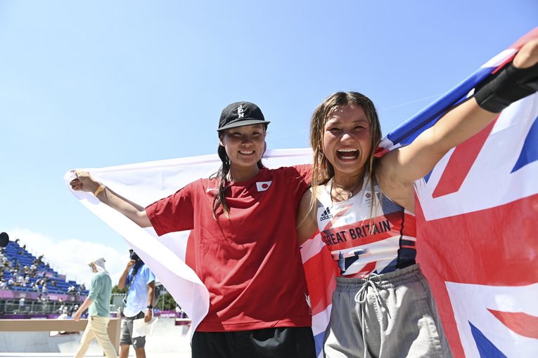 東京五輪での四十住。奇しくも彼女の五輪での活躍が新世代を進化させてしまった　©Asami Enomoto/JMPA
