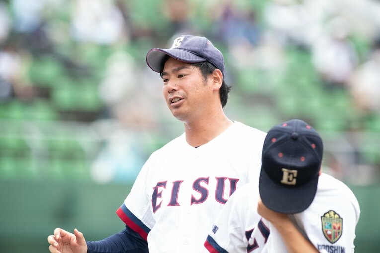 夏の大会で敗れた直後の黒田監督　©Kota Inoue
