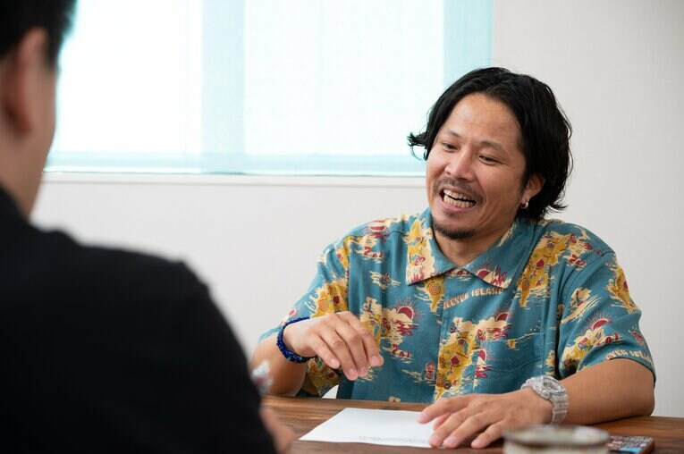 「どんな野球も報われてほしい」と語るクロマツさん　©Tadashi Hosoda