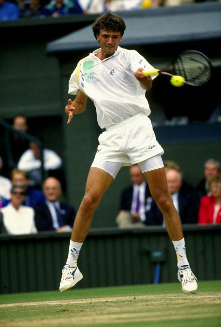 当時20歳だったクロアチアのゴラン・イバニセビッチ　©︎Getty Images