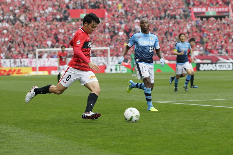 2016年3月、浦和レッズ時代の遠藤航　©Kiichi Matsumoto