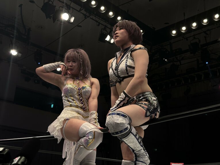 安納サオリvs中野たむ　©Norihiro Hashimoto