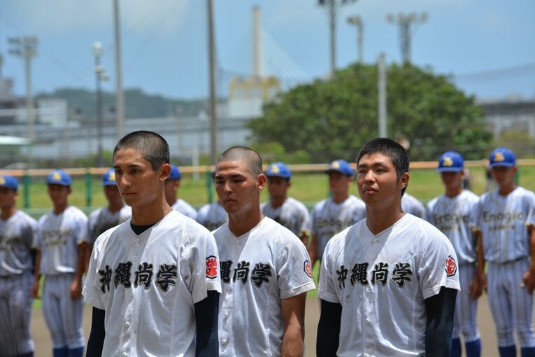 2年連続の甲子園出場を決めた沖縄尚学　©Takarin Matsunaga