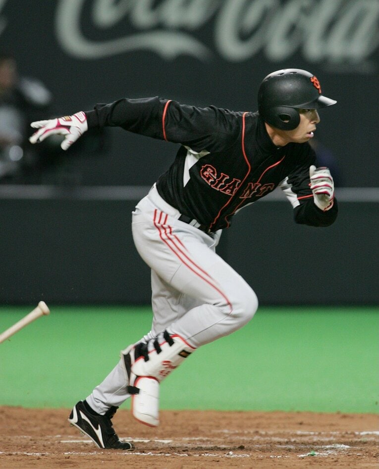 2006-2007年に所属の巨人時代　©JIJI PRESS　